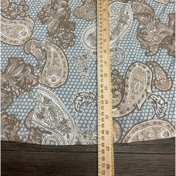 Cato’s LIVE WELL womens sleepwear top (ONLY) paisley print soft cozy size 18/20 - Picture 7 of 7
